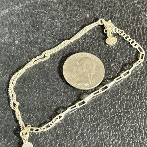 Vintage Silpada Gold Necklace with Delicate Rope like openings